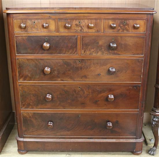 A Victorian Norfolk chest, W.115cm